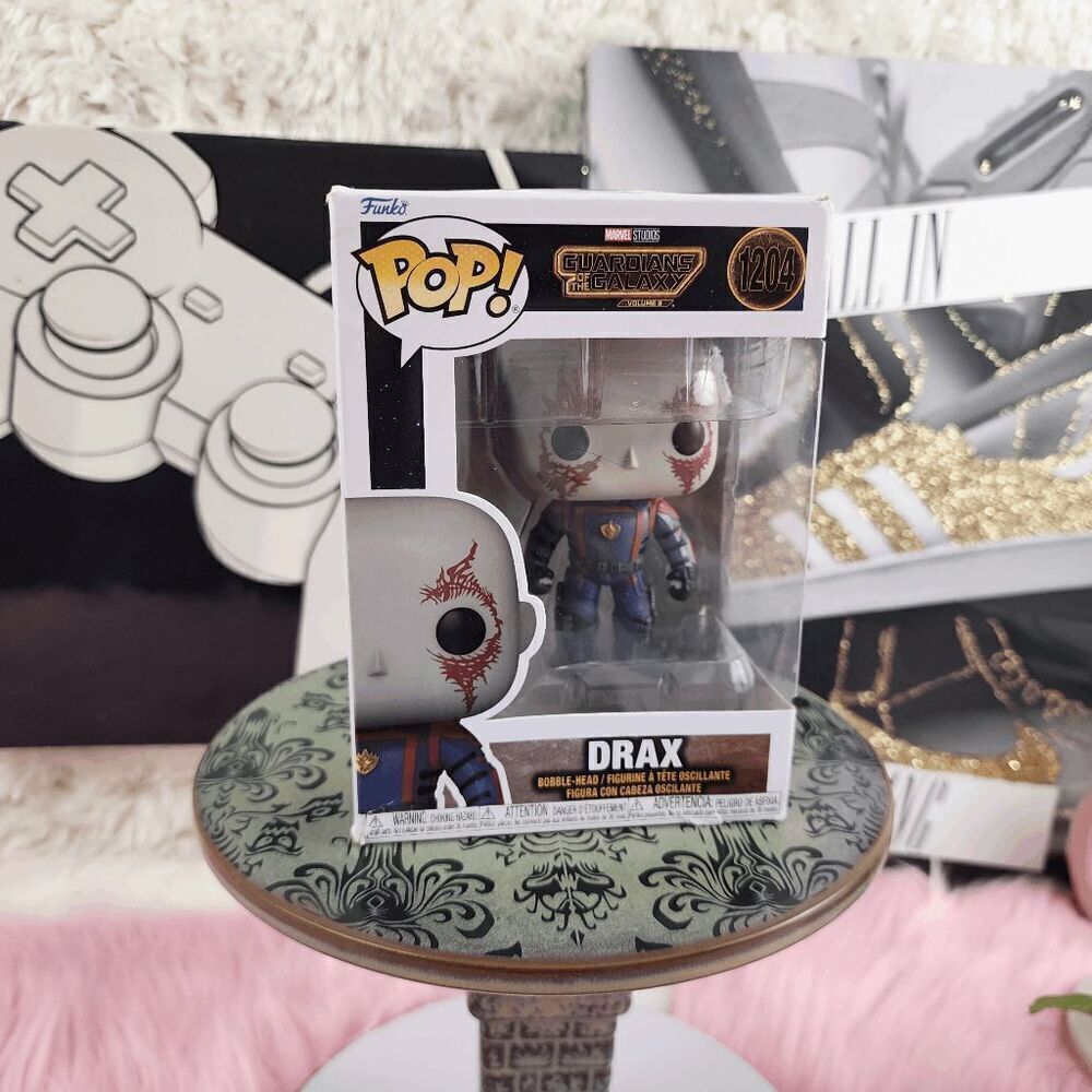 💕 NWT Drax Funko Pop! #1204 Marvel Guardians Collectible #7168 💕